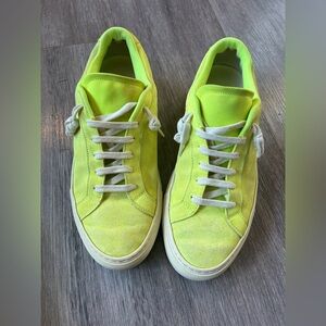 Woman by Common Projects Achilles fluorescent trainers sneakers 39